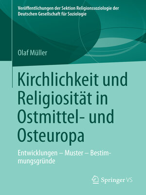cover image of Kirchlichkeit und Religiosität in Ostmittel- und Osteuropa